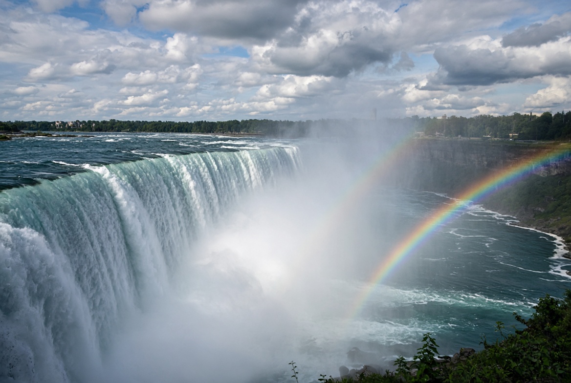 Horseshoe Falls seen from the Canadian side